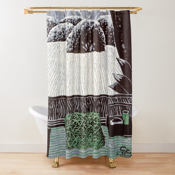 Kasamatsu Shirō | Shisendo Temple Garden | Shower Curtain