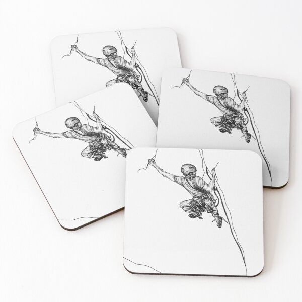 Item preview, Trad Climber on a Tall Route designed and sold by StephCarrDesign.