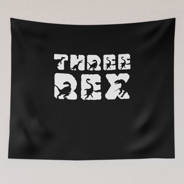 Item preview, Three Rex! (bwt) designed and sold by Amon Ferg.