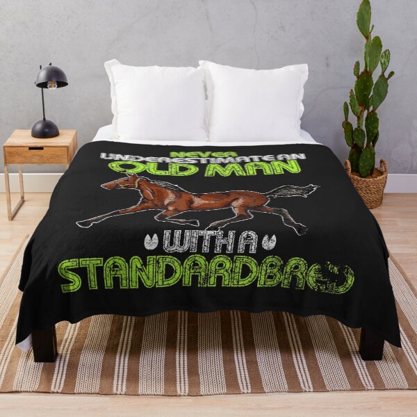 Item preview, Never Underestimate An Old Man With A Standardbred Horse Tee designed and sold by doria7fjly.