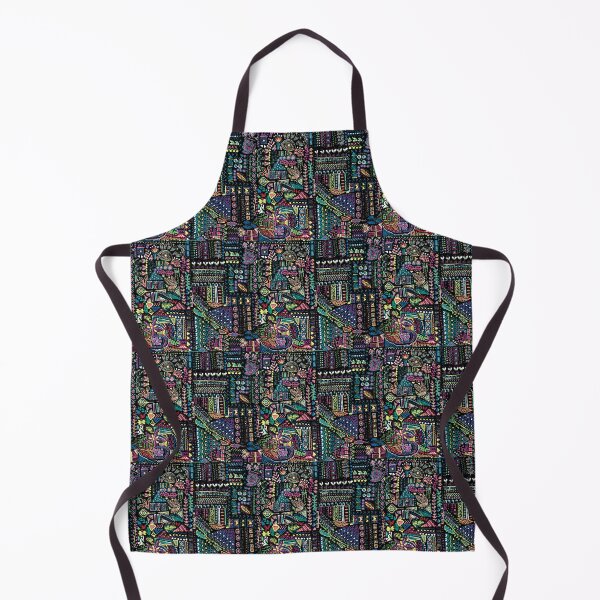 Item preview, Eclectic black abstract pop art Doodle designed and sold by CrackPotByCPS.