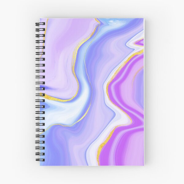 Item preview, Blue And Purple Marble Effect with Gold Tint designed and sold by ojasha.