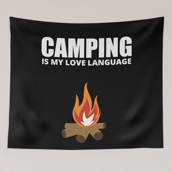 Item preview, Camping Is My Love Language, Simple designed and sold by Avishy.