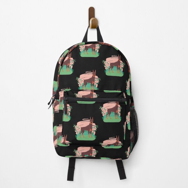 Item preview, Adorable Doberman dog with green landscape background designed and sold by Strale25kv.