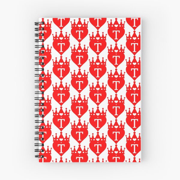 Item preview, crowned red heart with letter T designed and sold by ronaldsonou.