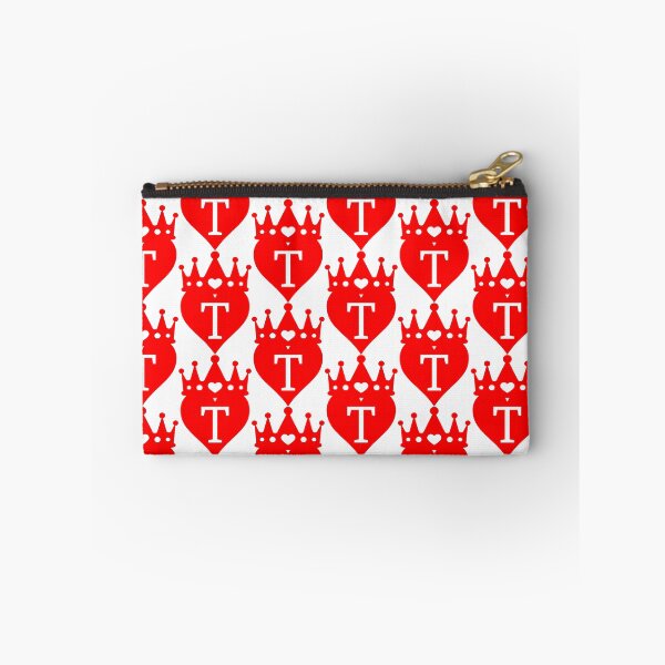 Item preview, crowned red heart with letter T designed and sold by ronaldsonou.