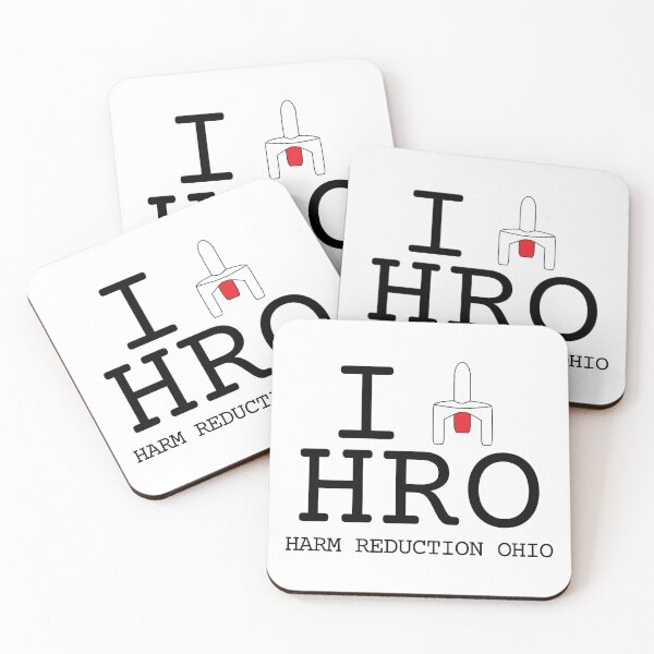 Item preview, I <3 HRO designed and sold by Harm Reduction Ohio.