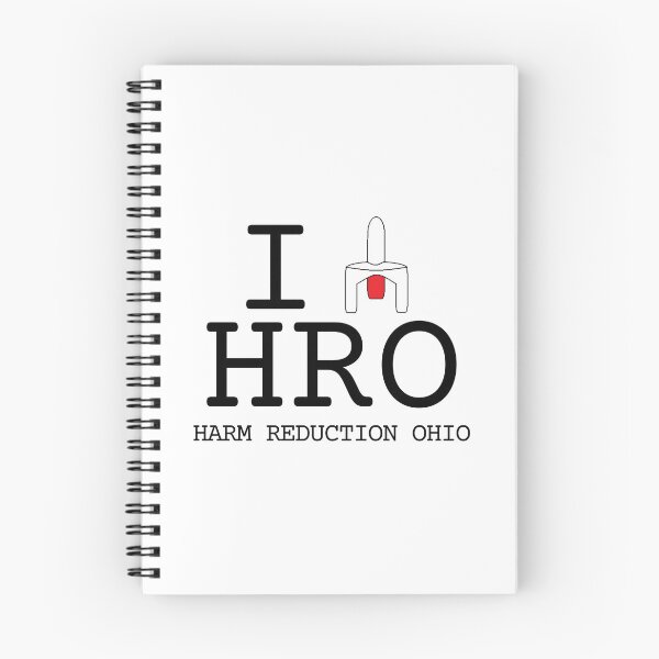 Item preview, I <3 HRO designed and sold by Harm Reduction Ohio.