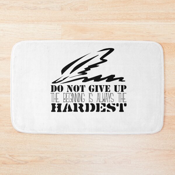 Item preview, Do not give up the beginning is always the hardest t-shirt  designed and sold by Frangi_Pane_ Magazine.