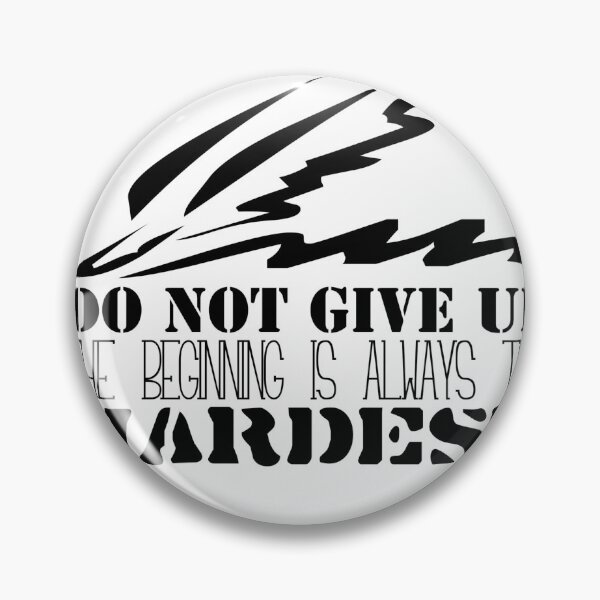 Item preview, Do not give up the beginning is always the hardest t-shirt  designed and sold by Frangi_Pane_ Magazine.