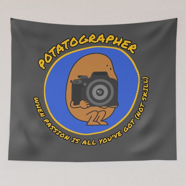Item preview, Potatographer - Funny Camera Lover When Passion Is All You've Got designed and sold by SYNTASTIC.
