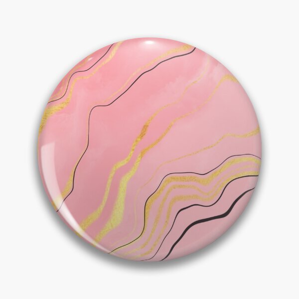 Item preview, Pink Marble Effect with Gold Tint designed and sold by ojasha.