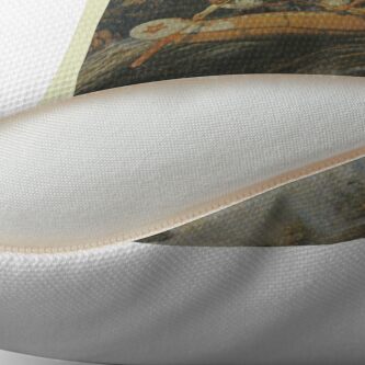 Alternate view of When Explorers Collide Throw Pillow