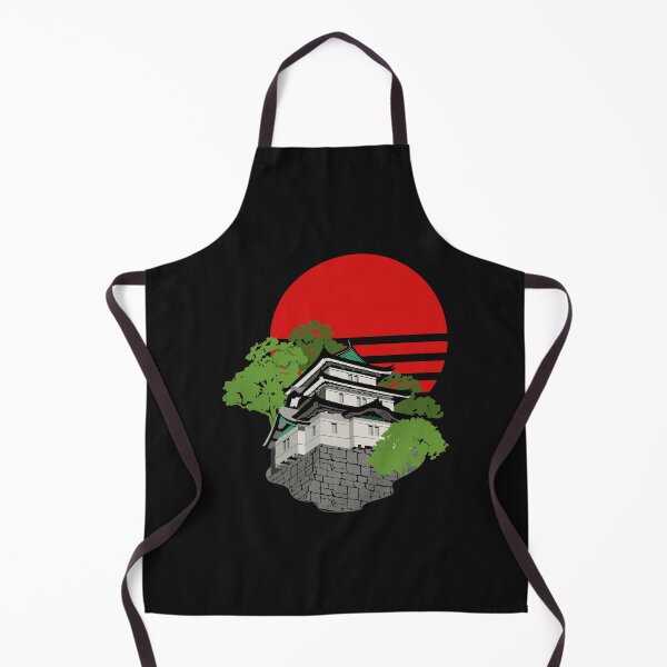 Item preview, Vintage Sunset Japanese Building - Daigo Ji designed and sold by laiwole.