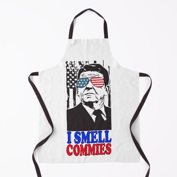 Item preview, I Smell Commies Patriotic Ronald Reagan Political Opinion Quote American Flag designed and sold by ZEROXCOOL.