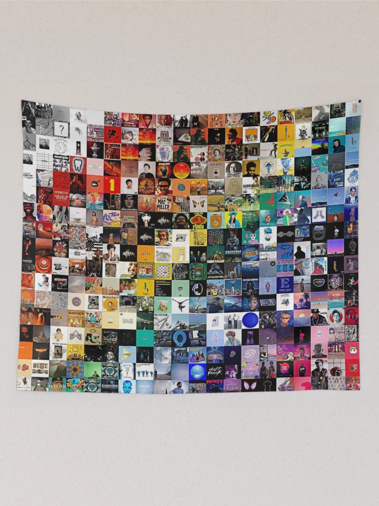 Rainbow musical full album collage Tapestry for Sale by cisbosku999 Redbubble