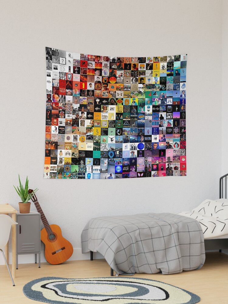 Rock collage tapestry hot sale