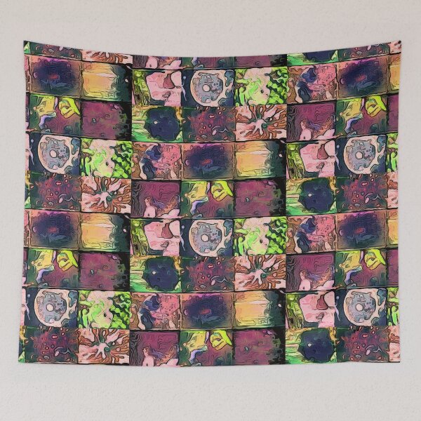 Item preview, MICROBIAL EXPERIENCE 12 ART PANELS DISCOVERING VIBRANT COLOUR designed and sold by Jane Holloway.