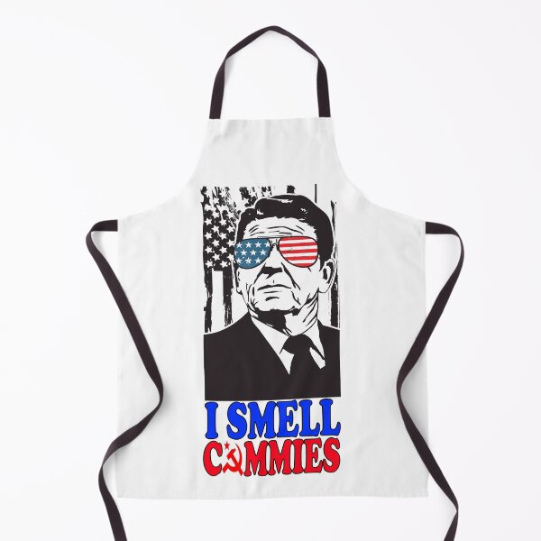 Item preview, I Smell Commies Patriotic Ronald Reagan Political Opinion Quote American Flag designed and sold by ZEROXCOOL.