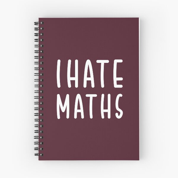 Item preview, I hate Maths | Funny Quote designed and sold by PabloPatterns.