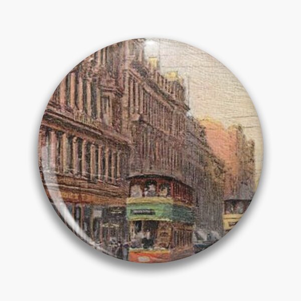 Item preview, Vintage Illustration of Sauchiehall Street, Glasgow designed and sold by yourscotland.