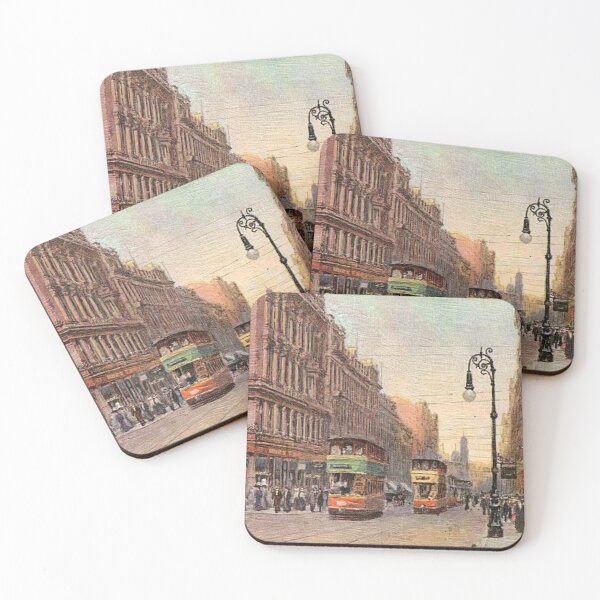 Item preview, Vintage Illustration of Sauchiehall Street, Glasgow designed and sold by yourscotland.