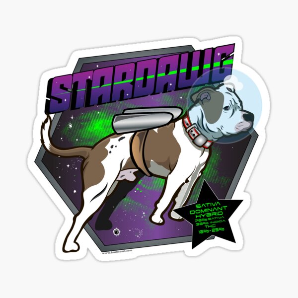 Item preview, Stardawg Cannabis Strain Art designed and sold by kushcoast.