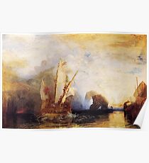 Póster Ulysses Deriding Polyphemus (1829) por JMW Turner