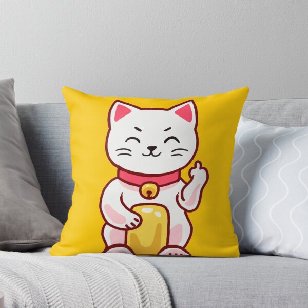 Item preview, Pissed off lucky cat designed and sold by 3leggeddogg.