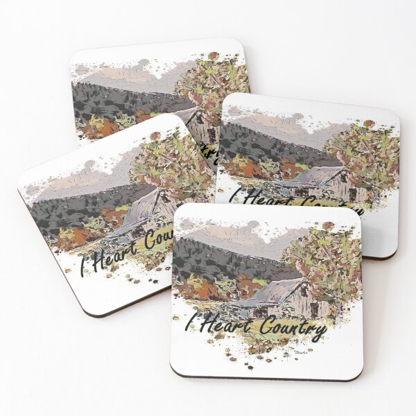 Item preview, I Heart Country with Words designed and sold by EloiseArt.