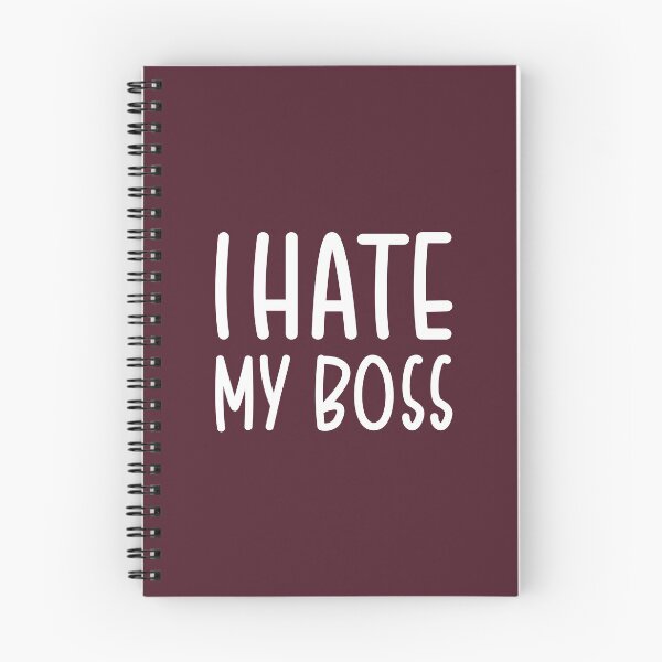 Item preview, I Hate my Boss | Funny Quote designed and sold by PabloPatterns.
