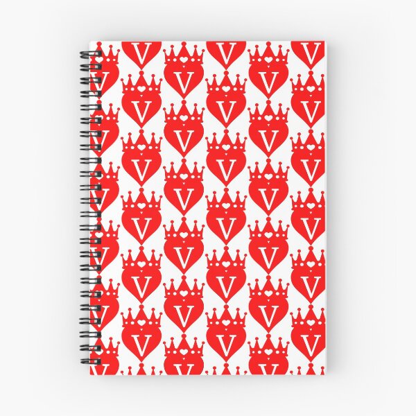 Item preview, crowned red heart with letter V designed and sold by ronaldsonou.