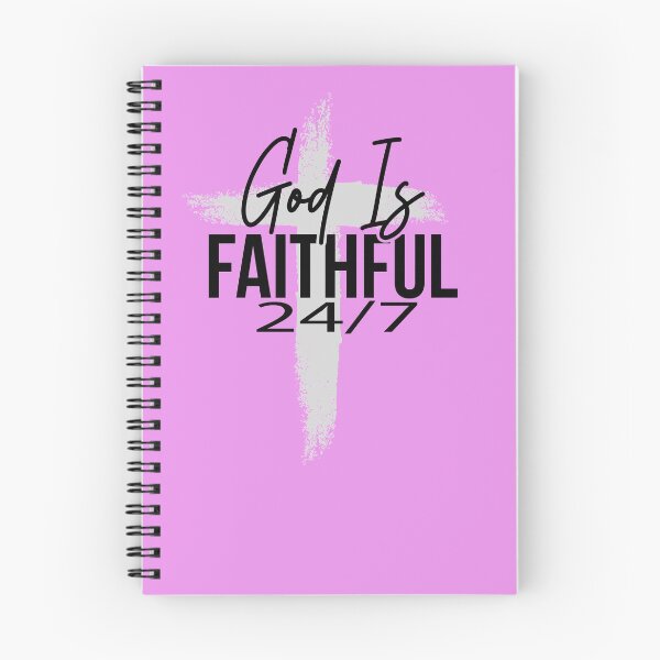 Item preview, God is Faithful 24/7 | Cross design | design-dv designed and sold by Mind-Your-Life.