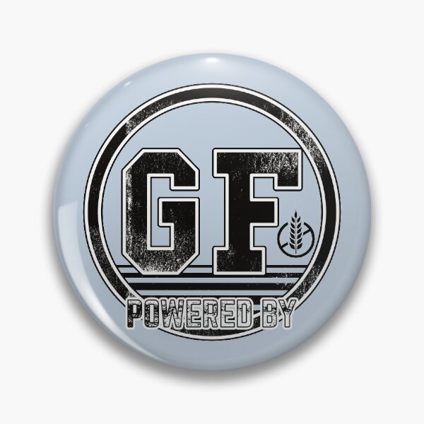 Item preview, Powered by Gluten Free (black typo) designed and sold by DKdesigns27.