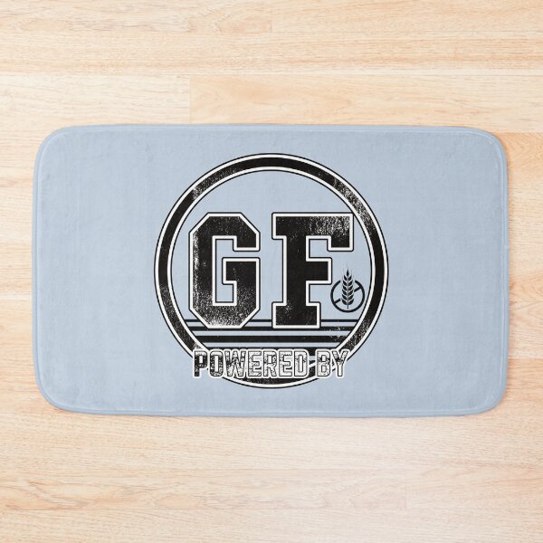 Item preview, Powered by Gluten Free (black typo) designed and sold by DKdesigns27.