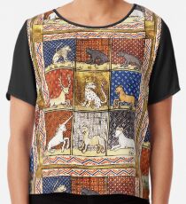 Mittelalterliches Tierbestiarium Chiffontop