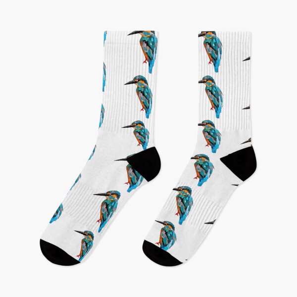 Item preview, Geometric Kingfisher designed and sold by FloofCat.