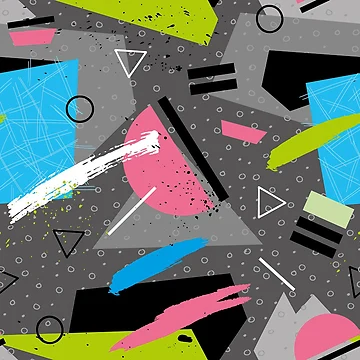 Artwork thumbnail, Abstract Retro Pattern by PatternTale