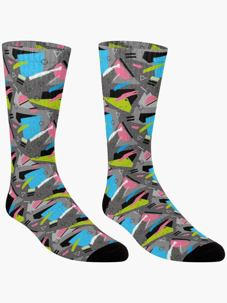 Thumbnail 3 of 5, Socks, Abstract Retro Pattern designed and sold by PatternTale.