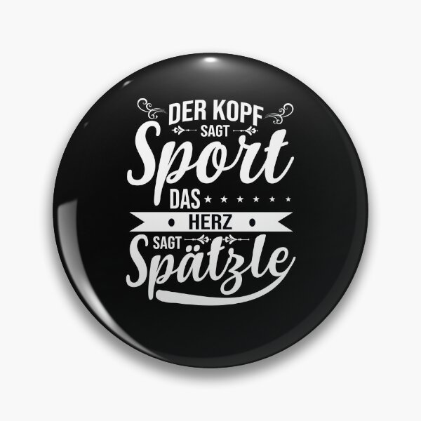 Item preview, The Head Says Sports The Heart Says Spaetzle designed and sold by Schwaben Designs.