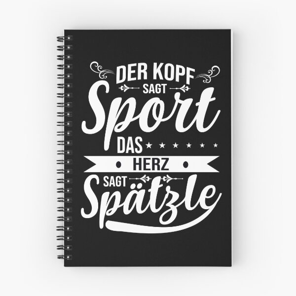 Item preview, The Head Says Sports The Heart Says Spaetzle designed and sold by Schwaben Designs.