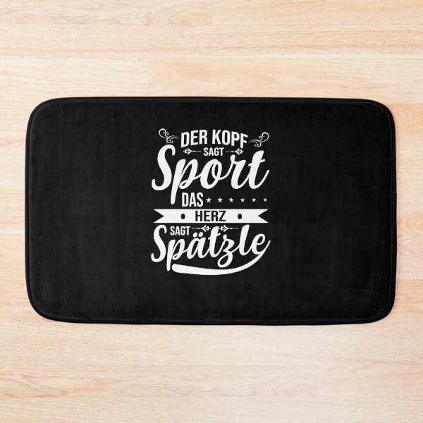 Item preview, The Head Says Sports The Heart Says Spaetzle designed and sold by Schwaben Designs.