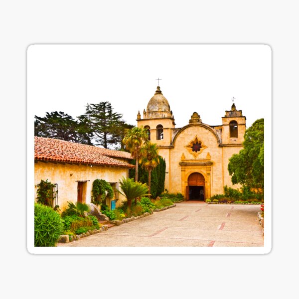 Carmel Mission California Sticker