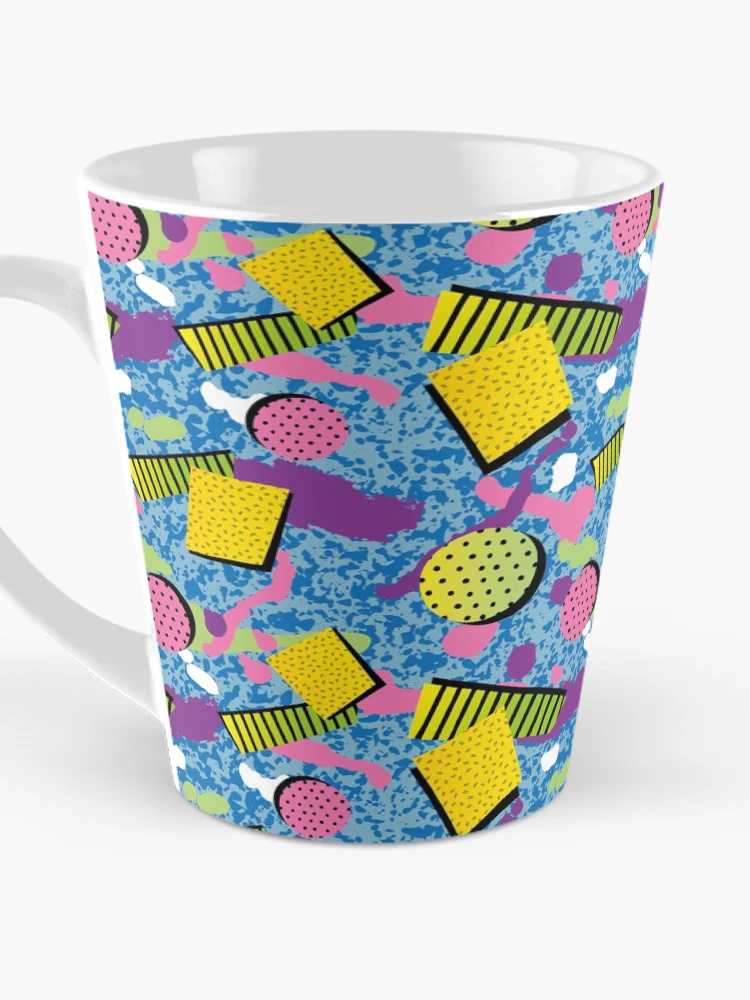 Thumbnail 3 of 4, Coffee Mug, Block Retro Pattern designed and sold by PatternTale.