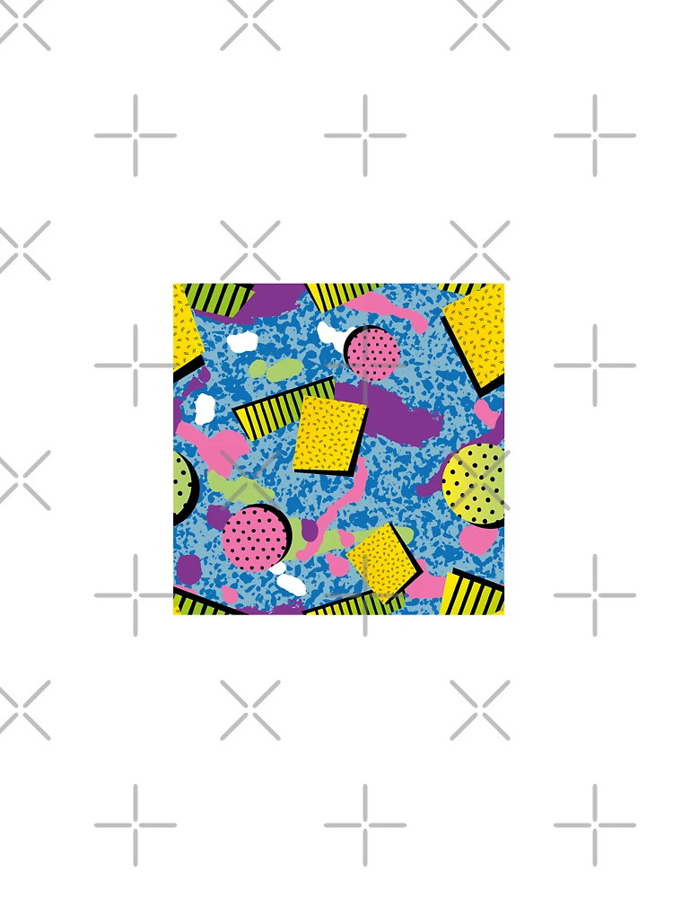 Thumbnail 7 of 7, Oversized T-Shirt, Block Retro Pattern designed and sold by PatternTale.