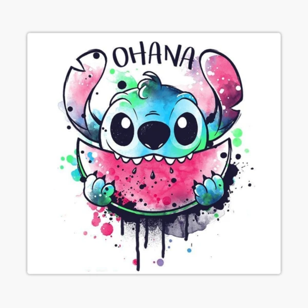 Love Alien stitch Sticker for Sale by Breekay