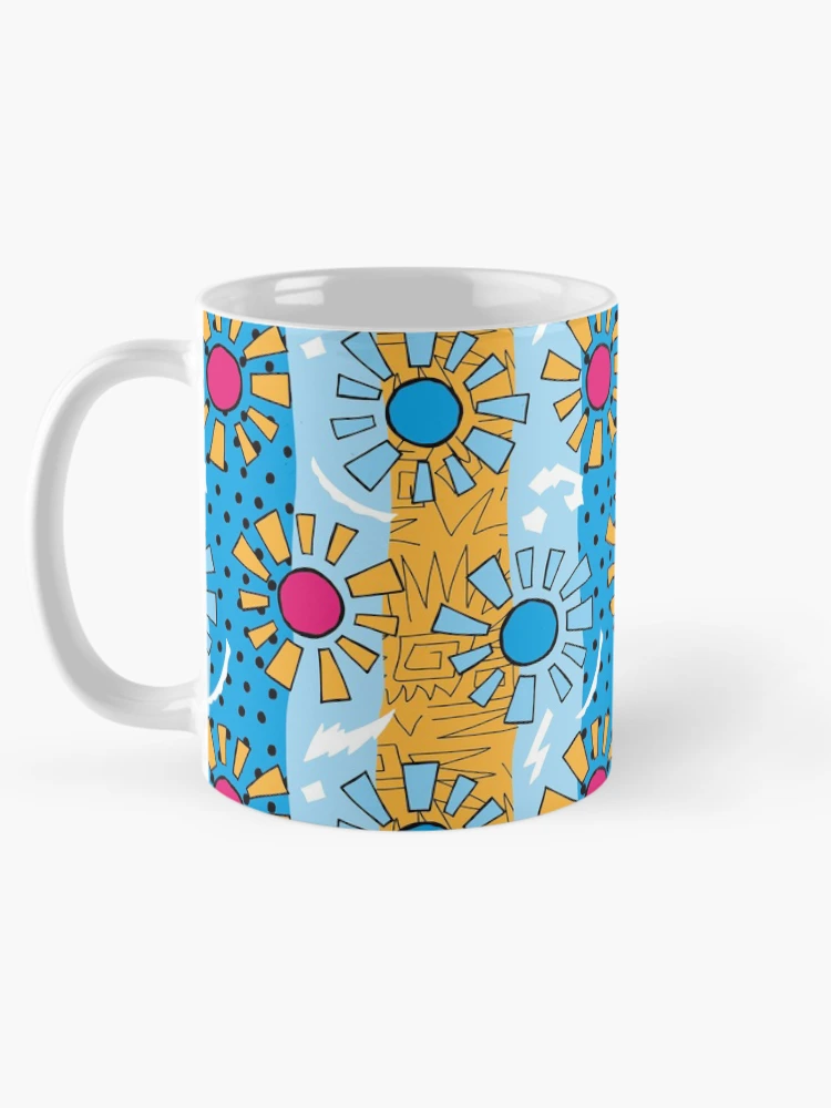 Thumbnail 5 of 6, Coffee Mug, Sun Retro Pattern designed and sold by PatternTale.