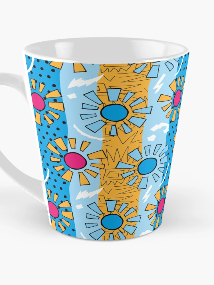 Thumbnail 3 of 4, Coffee Mug, Sun Retro Pattern designed and sold by PatternTale.