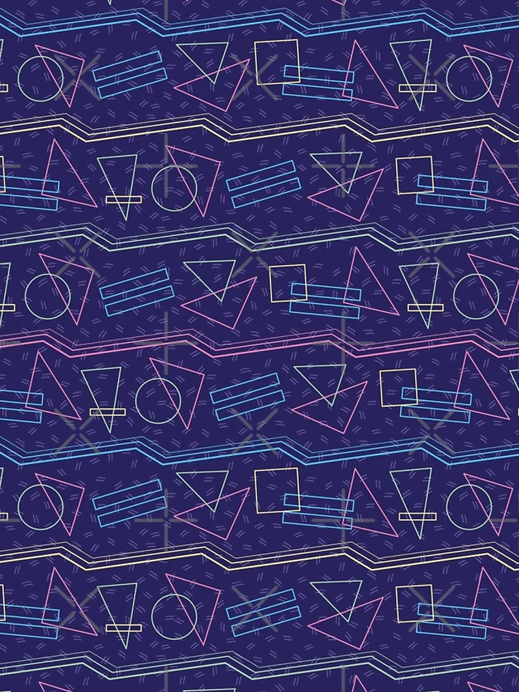Thumbnail 5 of 5, iPhone Case, Geometric Noir Retro Pattern designed and sold by PatternTale.