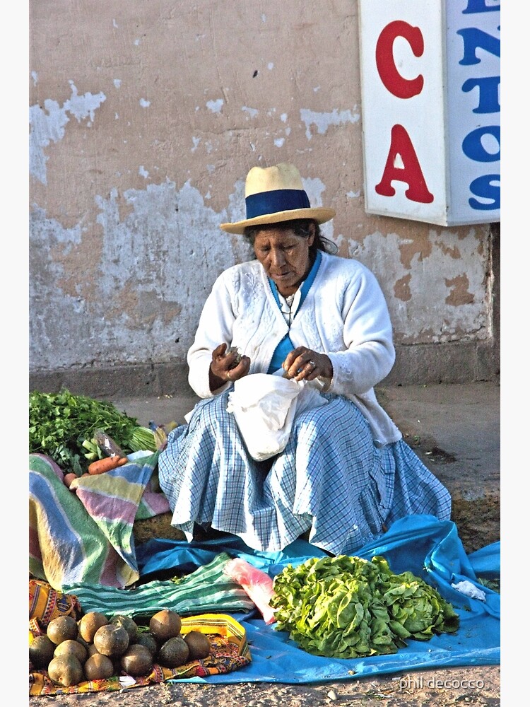 "Tarp Market" Poster by pdecocco Redbubble
